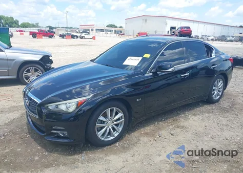 2016 Infiniti Q50 3.0T Premium из США, поврежденный, VIN JN1EV7AP0GM306360